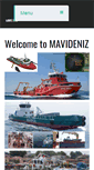 Mobile Screenshot of mavidenizholding.com